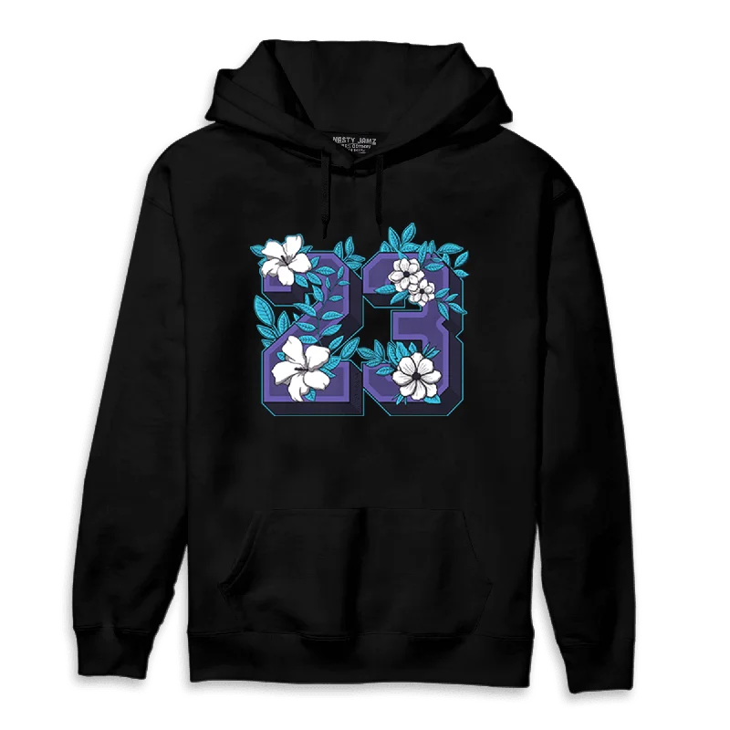 Minimalist Unisex Wardrobe Must-Haves Huge Discounts This Week NastyJamz Aqua 6s Hoodie Match 23 Floral