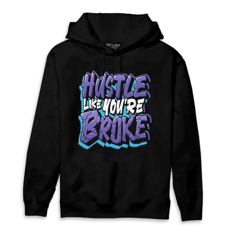 Unisex Casual Wear For All Seasons Discover Now NastyJamz Aqua 6s Hoodie Match Hustle Like Broke