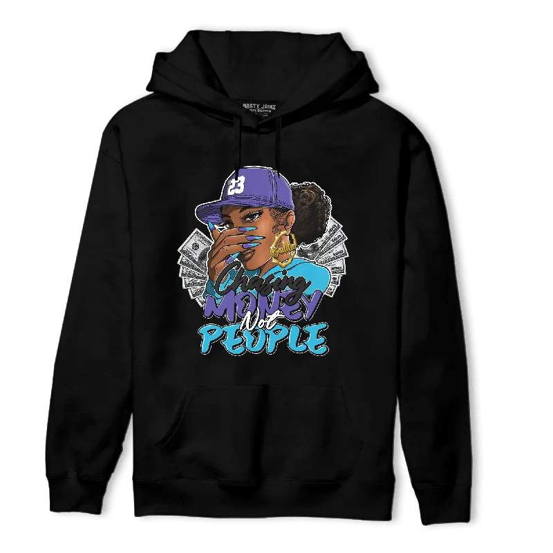 High-Quality Unisex Basics For All Occasions Limited Styles NastyJamz Aqua 6s Hoodie Match Melanin Chasing Money