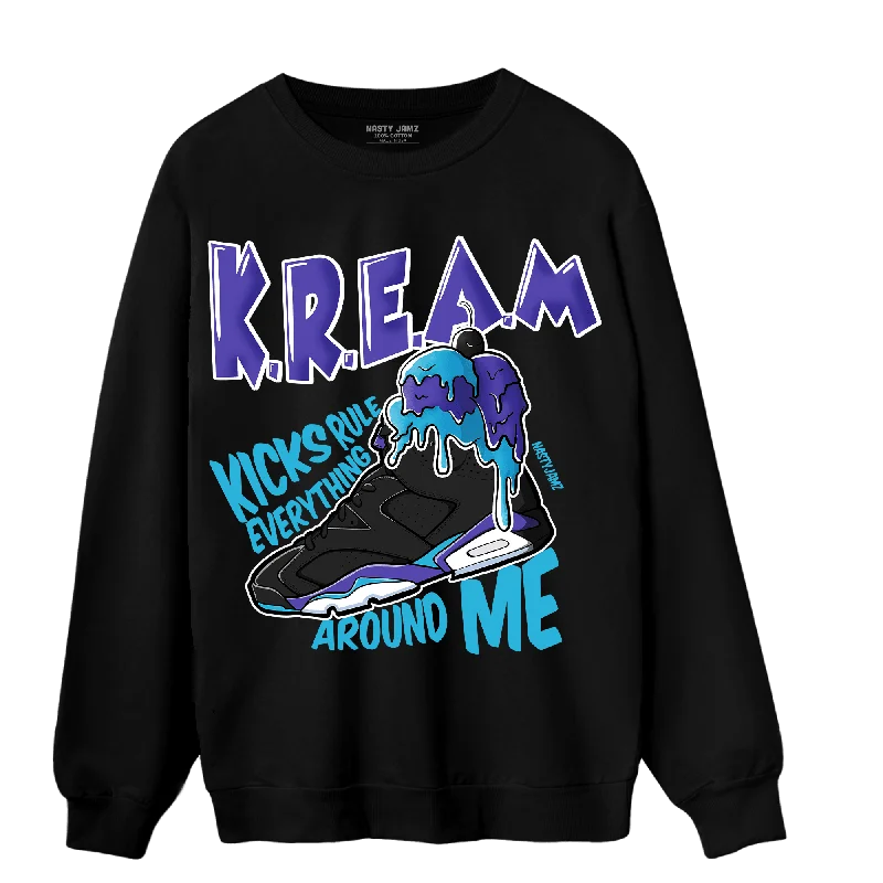 Stylish Unisex Outfit Ideas Retro Style Promotions NastyJamz Aqua 6s Sweatshirt Match Kream Sneaker