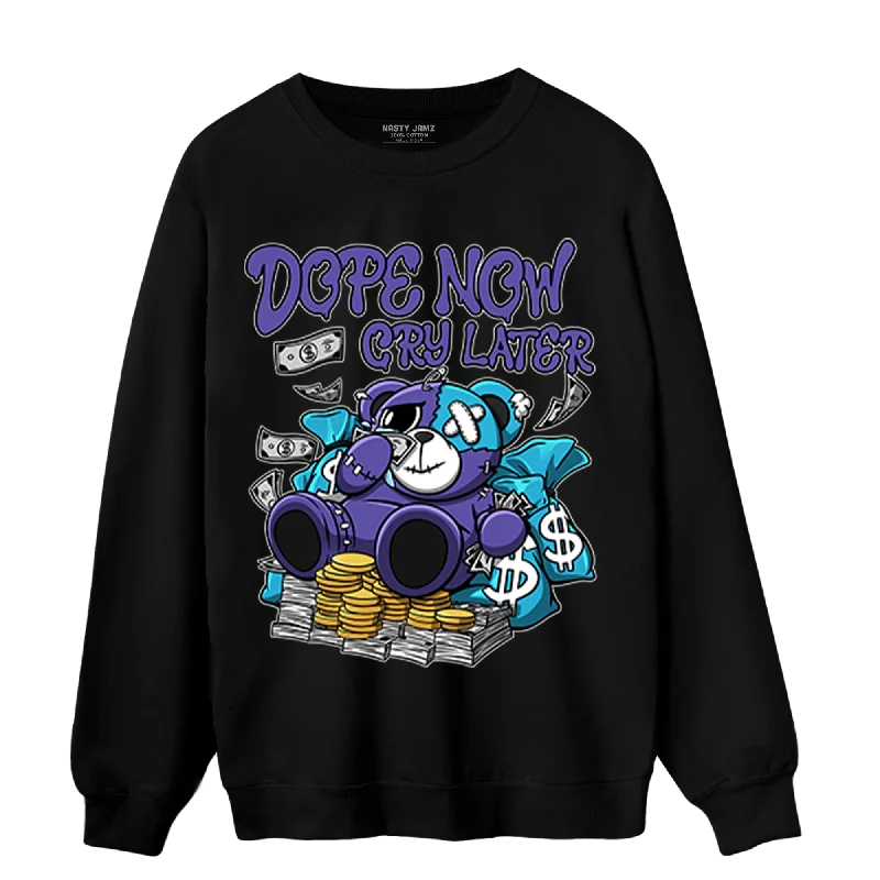 Chic And Casual Unisex Fashion Trends Chic & Cozy Collection NastyJamz Aqua 6s Sweatshirt Match Money Cry BER