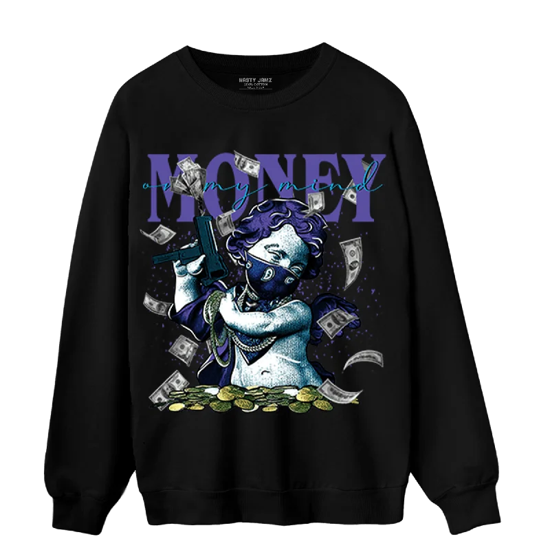 Classic Unisex Fashion Looks Sale Event, Prices Rock NastyJamz Aqua 6s Sweatshirt Match Money On My Mine Gang