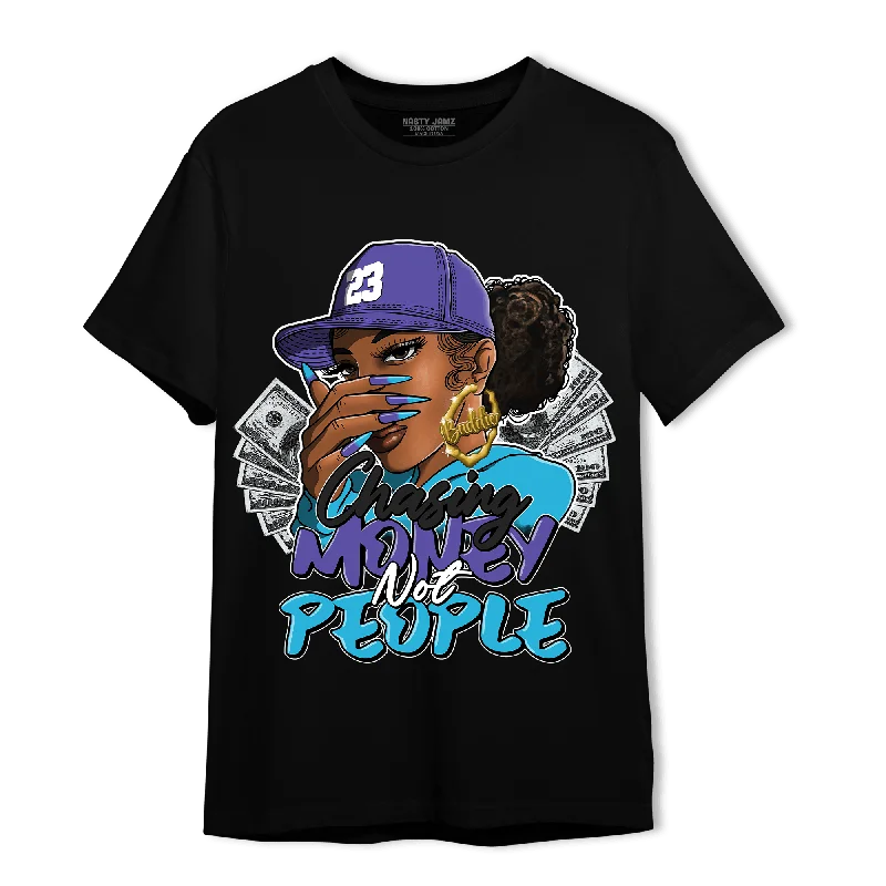 Elegant And Minimal Gender-Free Clothing Holiday Glam NastyJamz Aqua 6s T-Shirt Match Melanin Chasing Money