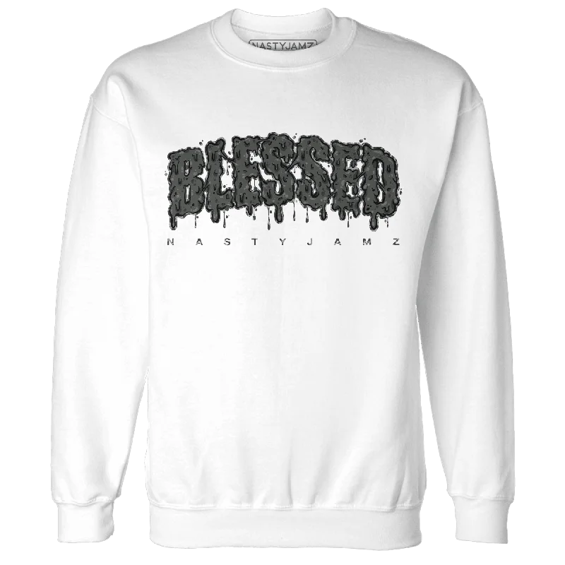 Oversized Unisex Apparel For Effortless Style Chic And Trendy NastyJamz Fear Pack 3s Sweatshirt Match Blessed Text