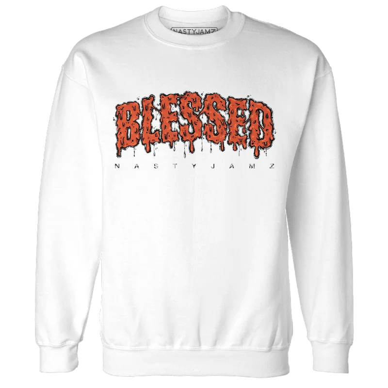 Fashion-Forward Gender-Neutral Outerwear Catch Every Fashion Trend NastyJamz Georgia Peach 3s Sweatshirt Match Blessed Text