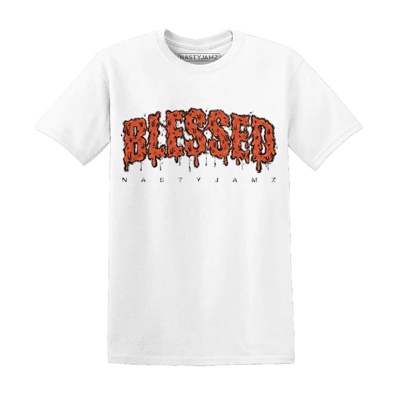 Chic And Casual Unisex Fashion Trends Season Offer NastyJamz Georgia Peach 3s T-Shirt Match Blessed Text