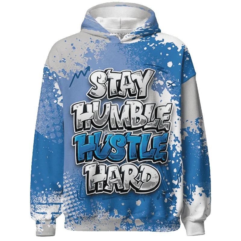 Versatile Unisex Layering Pieces Fashion Forward, Function First NastyJamz Industrial Blue 4s Hoodie Match Stay Humble Hustle Hard All-Over Print