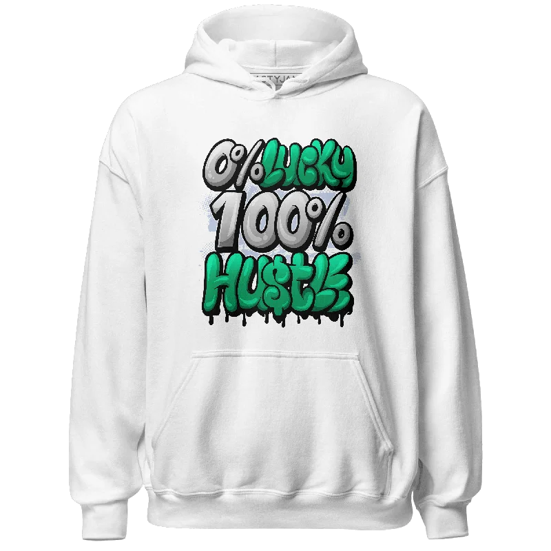 Comfortable Unisex Streetwear Trend Leading Collection NastyJamz Lucky Green 5s Hoodie Match Lucky Hustle