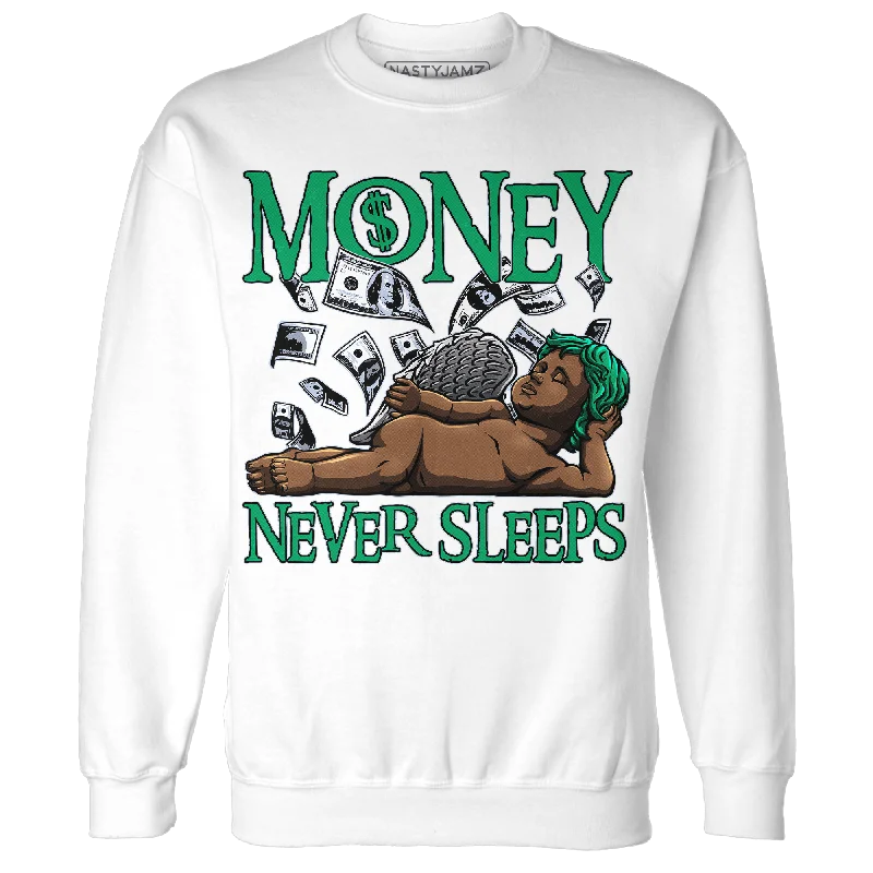 Bold And Trendy Gender-Neutral Outfits Massive Savings NastyJamz Lucky Green 5s Sweatshirt Match Money Never Sleeps