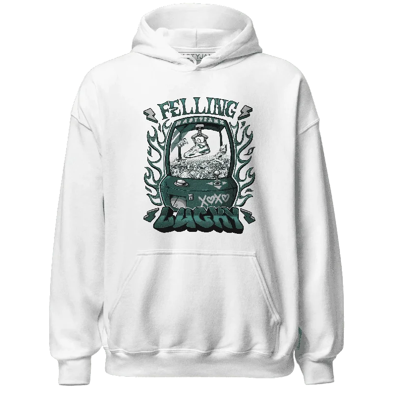 Comfortable Gender-Free Fashion Choices Limited Time Deal NastyJamz Oxidized Green 4s Hoodie Match  Feeling Lucky