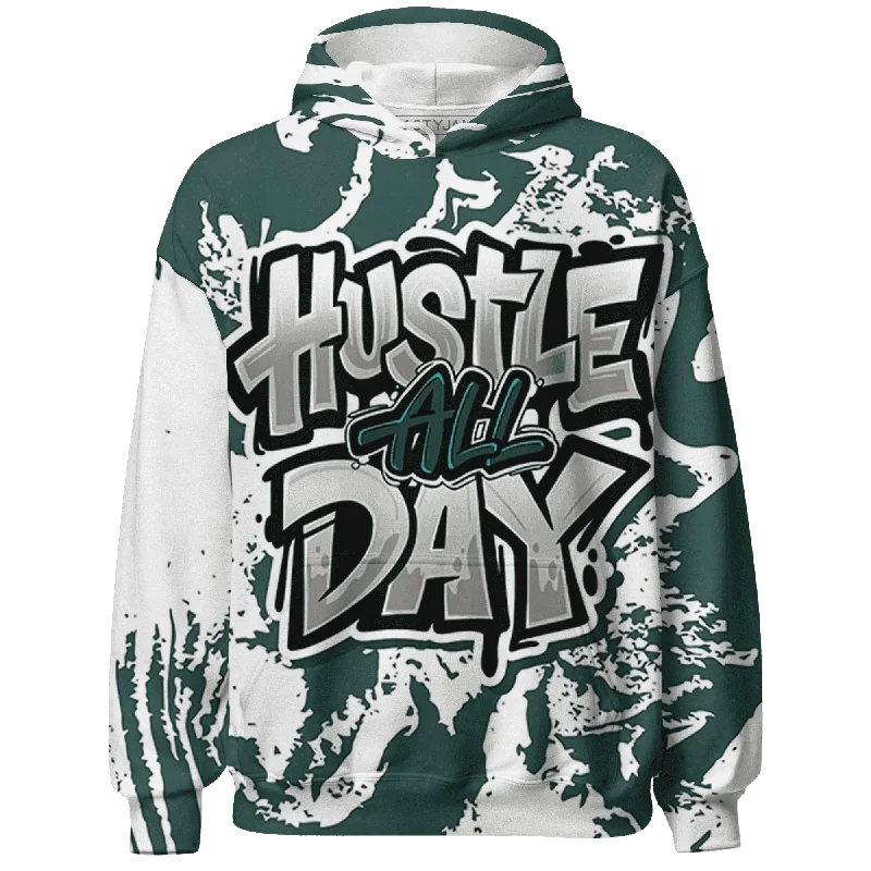 Unisex Everyday Fashion Essentials Day-To-Night Styles NastyJamz Oxidized Green 4s Hoodie Match Hustle All Day All-Over Print