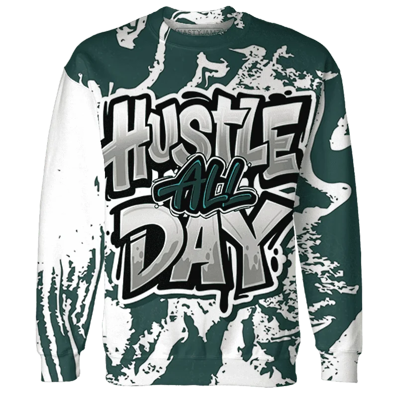 Urban Unisex Fashion Outfits Fashion-Forward Offers NastyJamz Oxidized Green 4s Sweatshirt Match Hustle All Day All-Over Print