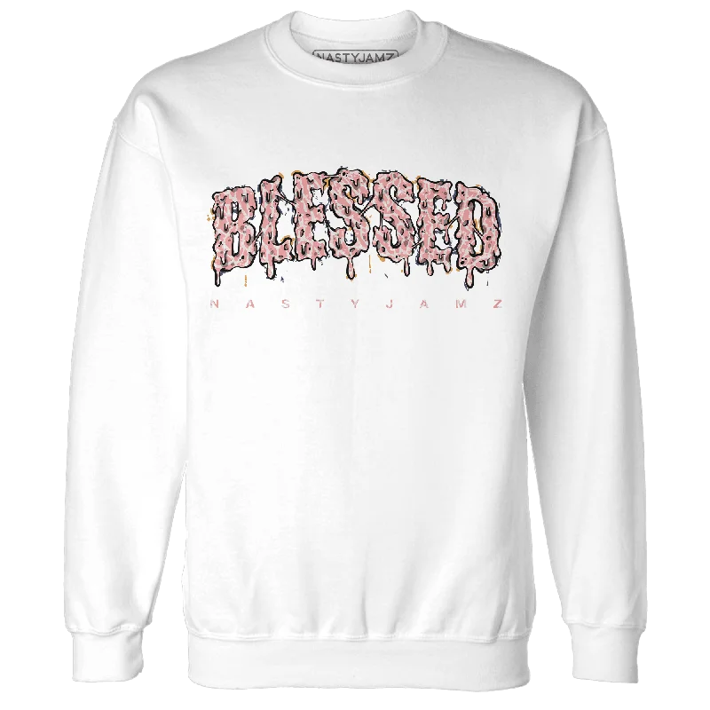 Relaxed-Fit Unisex Fashion For All-Day Comfort Snag Fabulous Fashion Bargains NastyJamz Red Stardust 3s Sweatshirt Match Blessed Text