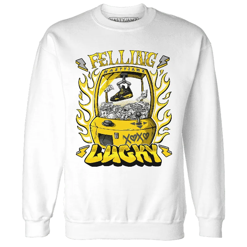 Relaxed-Fit Unisex Fashion For All-Day Comfort You'Ll Love Us Because NastyJamz Thunder 4s Sweatshirt Match Feeling Lucky