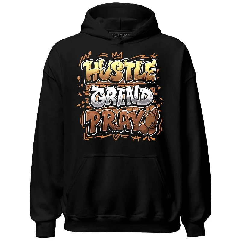 Comfortable Unisex Streetwear Imeless Style AM 1 Essential Light Bone NastyJamz Hoodie Match Hustle Grind Pray