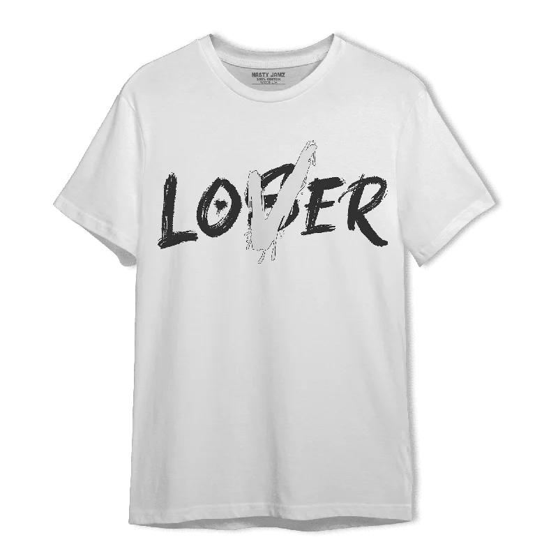 Sleek And Comfortable Unisex Wear Stupidly Low Prices NastyJamz Black White 14s T-Shirt Match Loser Lover