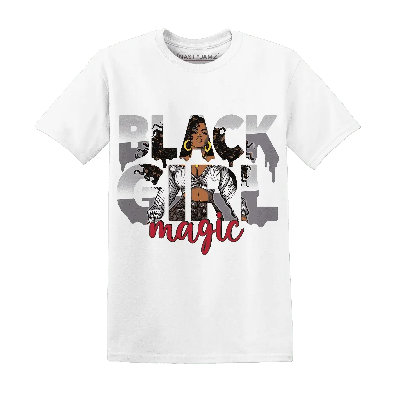 Casual Yet Sophisticated Unisex Fashion Limited Edition NastyJamz Cement Grey 3s T-Shirt Match  Black Girl Magic