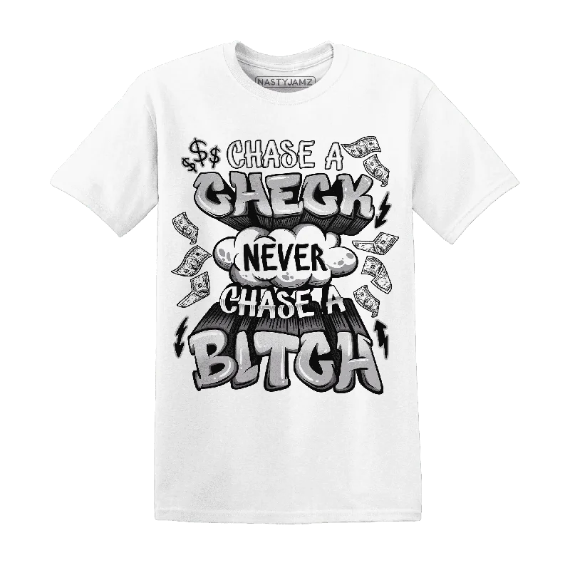 Stylish Unisex Outfit Ideas Break Fashion Norms NastyJamz Cement Grey 3s T-Shirt Match  Chase A Check