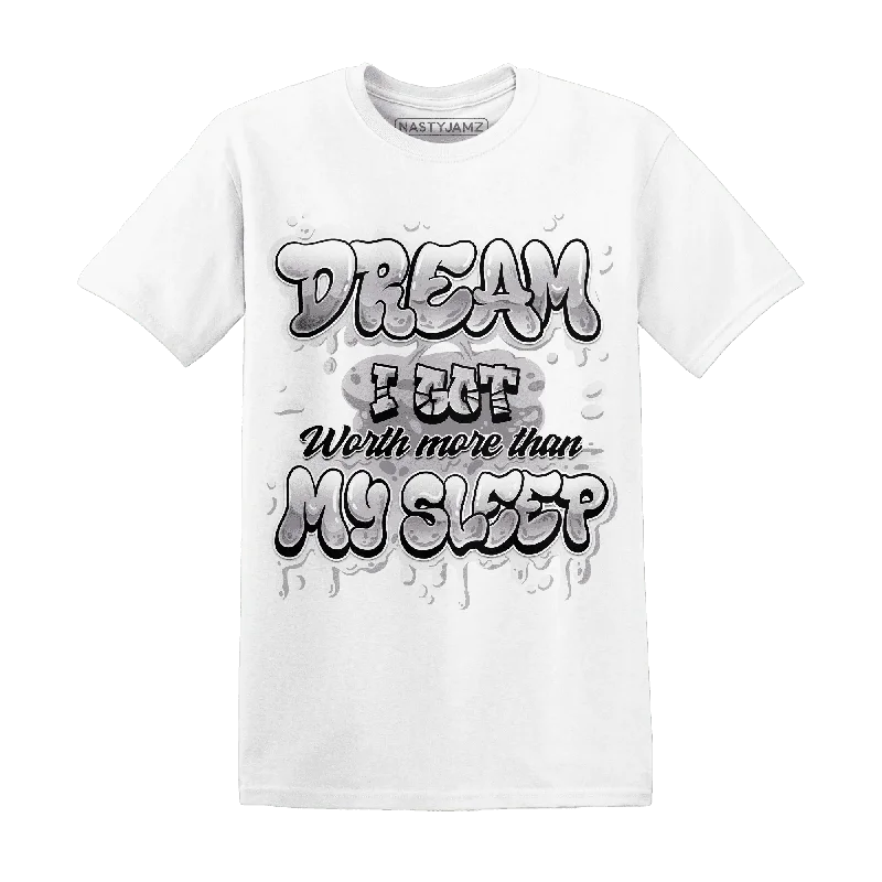 High-Quality Unisex Fashion Basics Comfort Meets Fashion NastyJamz Cement Grey 3s T-Shirt Match  Dream Over Rest