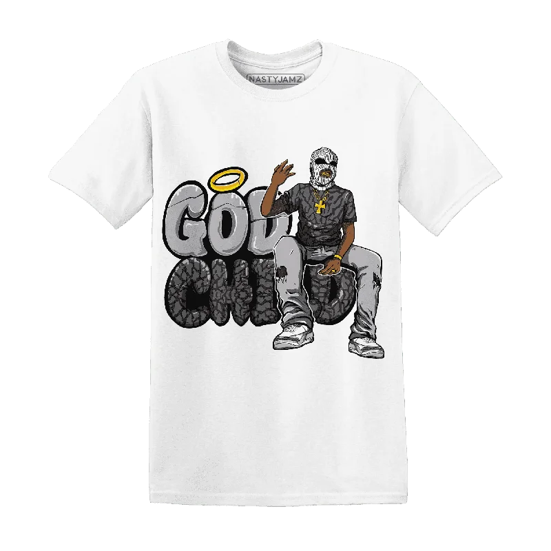 Minimalist Unisex Wardrobe Must-Haves Limited-Time Offer NastyJamz Cement Grey 3s T-Shirt Match  God Child