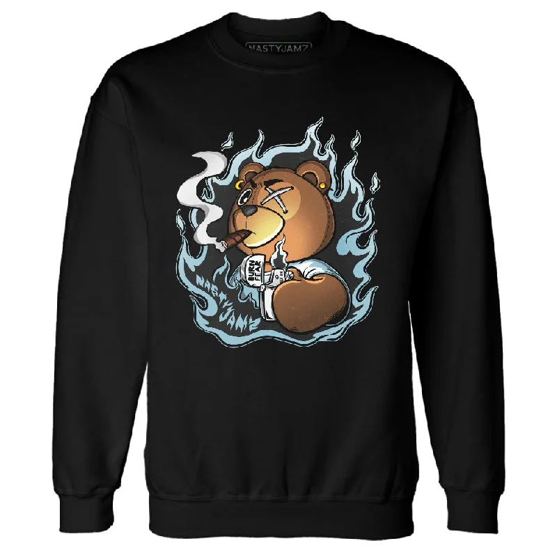 Oversized And Relaxed Unisex Fashion Ride The Style Wave Legend Blue 11s NastyJamz Sweatshirt Match BER Burn Fear