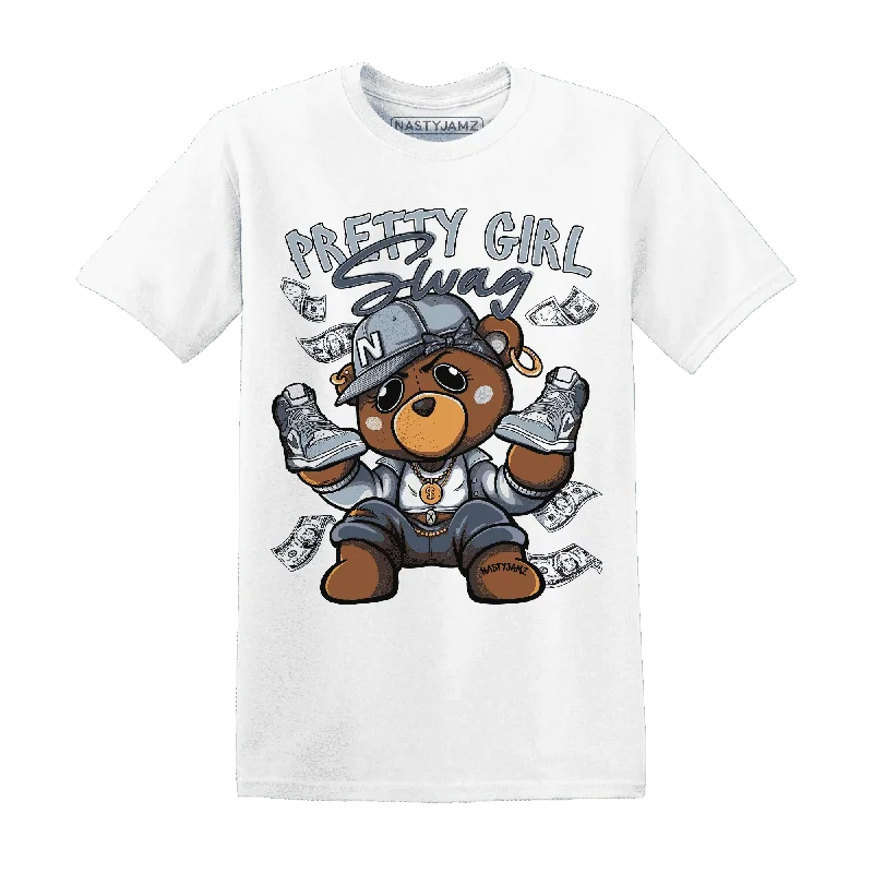 Modern Unisex Clothing For Any Occasion Seize Bargains NastyJamz Mid Diffused Blue Grey 1s T-Shirt Match Pretty BERNIE