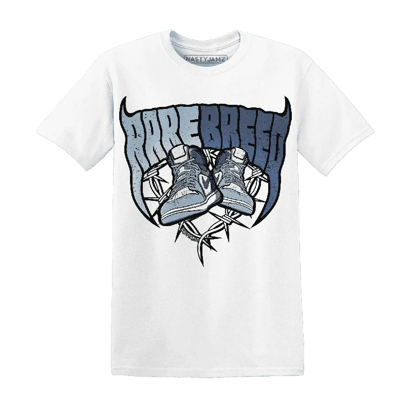 Elegant And Minimal Gender-Free Clothing Holiday Attire Sale NastyJamz Mid Diffused Blue Grey 1s T-Shirt Match Rare Breed Sneaker