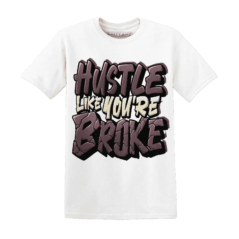 Everyday Wear For Men And Women Casual Chic NastyJamz Burgundy Crush 3s T-Shirt Match Hustle Like Broke