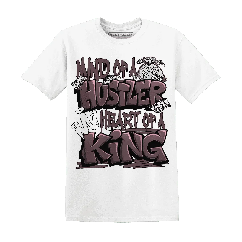 Sleek And Stylish Unisex Outerwear Sophisticated Fashion NastyJamz Burgundy Crush 3s T-Shirt Match Hustler Heart King