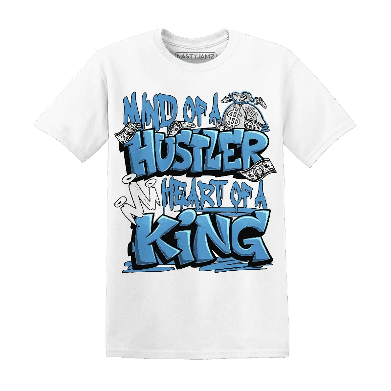 Chic And Casual Unisex Fashion Trends Holiday Glam NastyJamz Carolina Blue Univercitii 17s T-Shirt Match Hustler Heart King