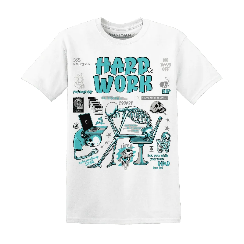 Modern Unisex Wardrobe Staples Boutique Styles NastyJamz NBL Cyan Burst 9060 T-Shirt Match Hard Work