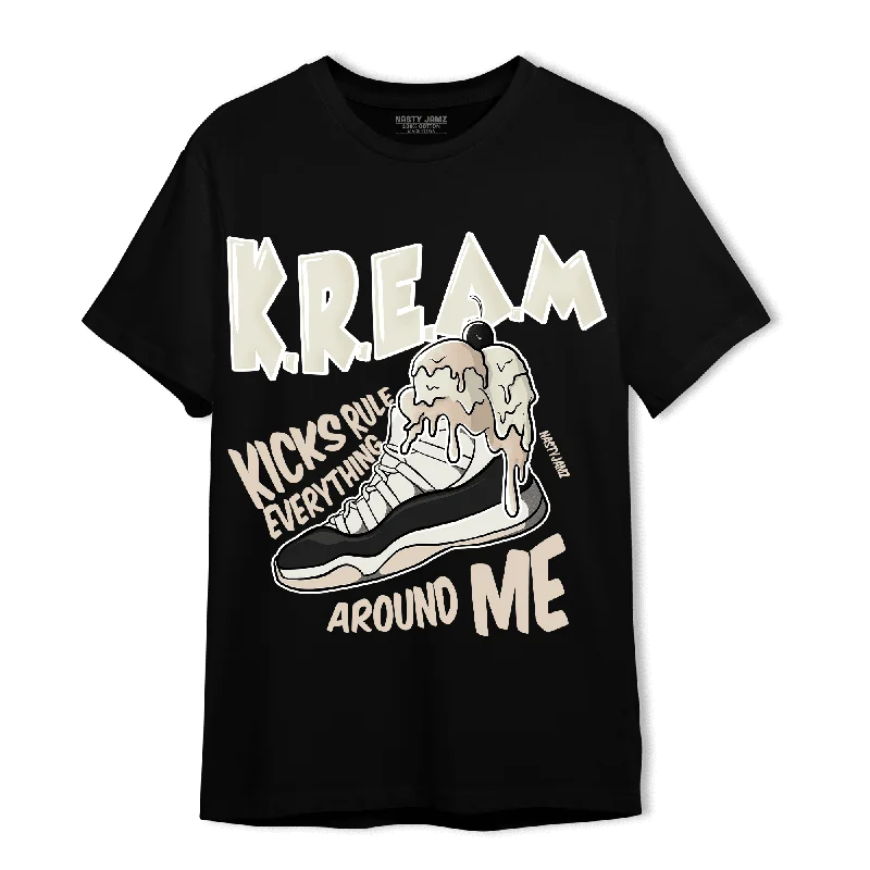 Comfortable And Stylish Unisex Outfits Best Deals Of The Season NastyJamz Neapolitan 11s T-Shirt Match Kream Sneaker