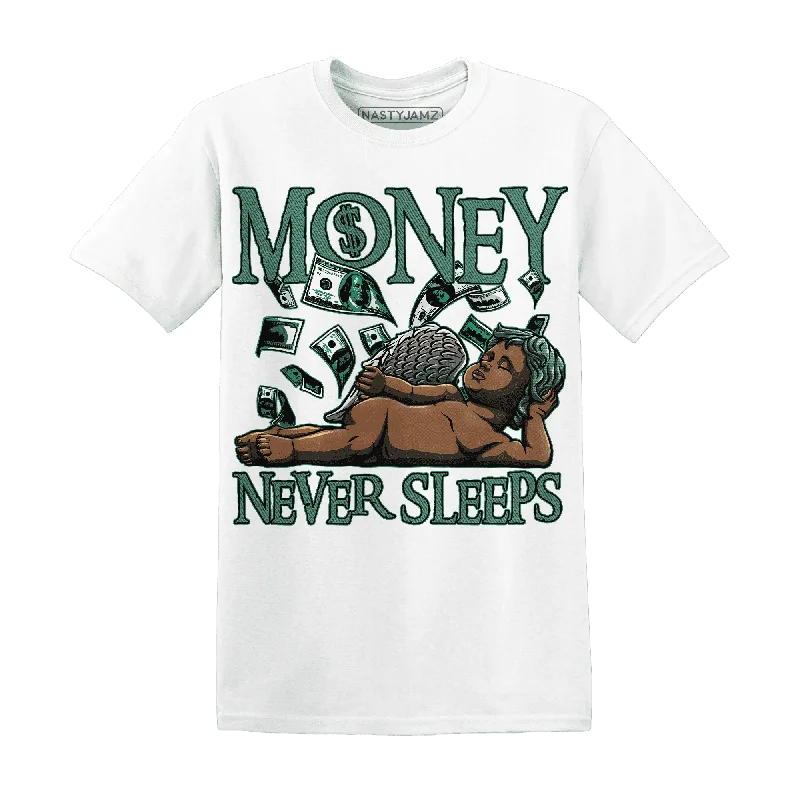 Elegant And Minimal Gender-Free Clothing Budget-Friendly Fashion NastyJamz Nina CN Abney 3s T-Shirt Match Money Never Sleeps