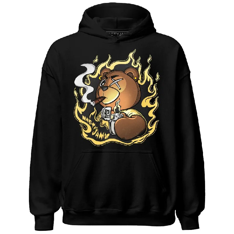 Lightweight And Breathable Unisex Wear Special Offer PT Metallic Gold White 12s NastyJamz Hoodie Match BER Burn Fear