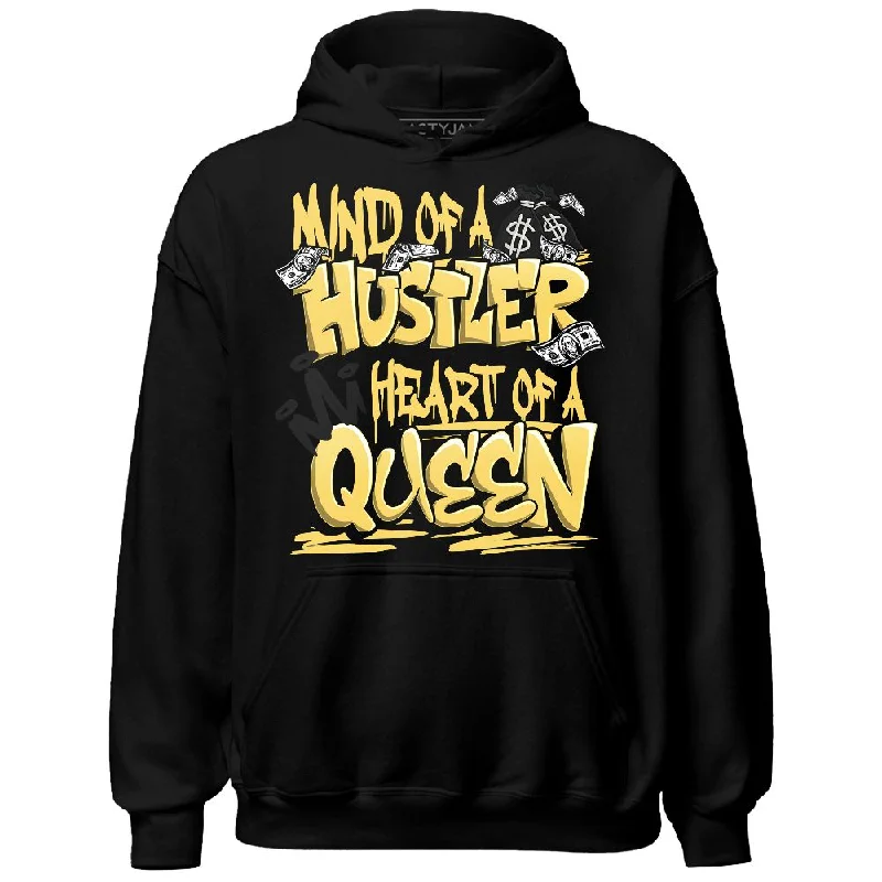 Chic And Casual Unisex Fashion Trends Winter Warehouse Sale PT Metallic Gold White 12s NastyJamz Hoodie Match Hustler Heart Queen