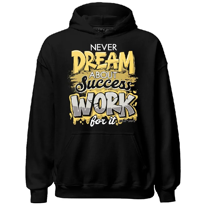 Versatile Clothing For All Genders Day-To-Night Styles PT Metallic Gold White 12s NastyJamz Hoodie Match Work For Dream