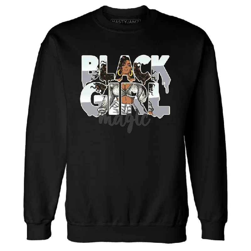 Classic And Timeless Gender-Neutral Fashion Style Redefined Pure Platinum 4s NastyJamz Sweatshirt Match Black Girl Magic