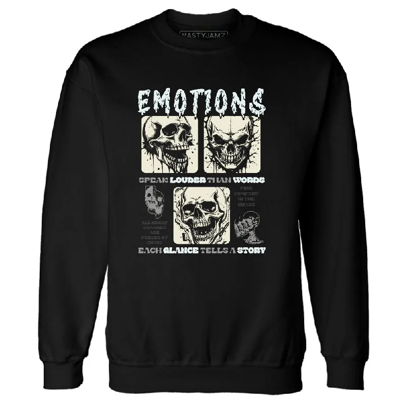 Relaxed-Fit Unisex Clothing Options Catch Every Fashion Trend Pure Platinum 4s NastyJamz Sweatshirt Match Emotions Skull