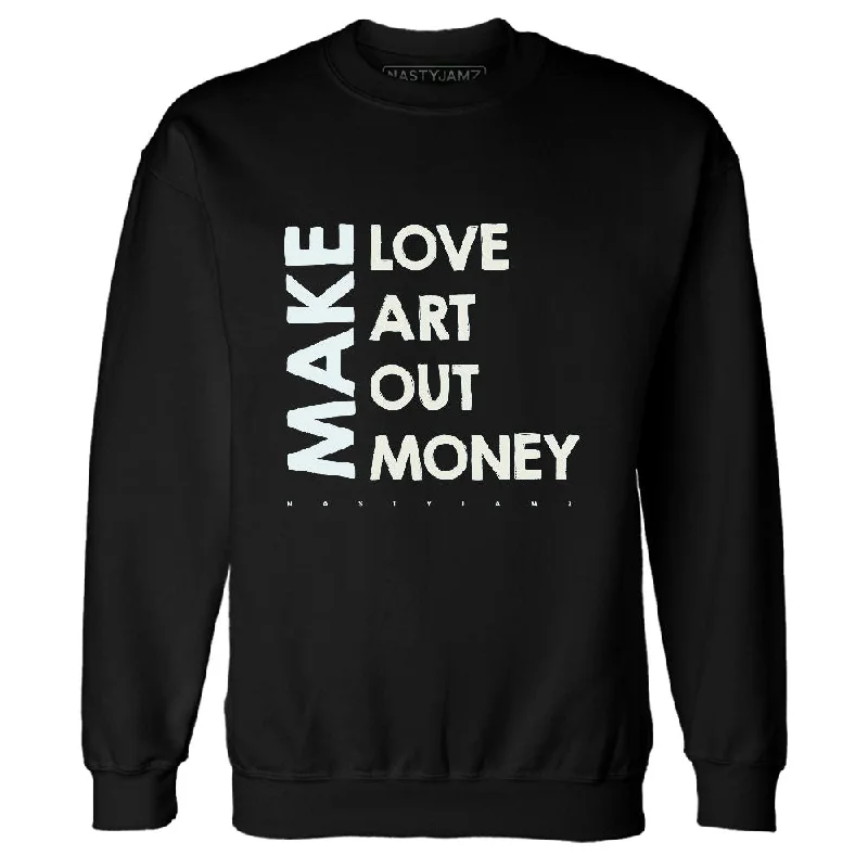 Unisex Casual Fashion Trends Chic And Edgy Pure Platinum 4s NastyJamz Sweatshirt Match Make Your Own