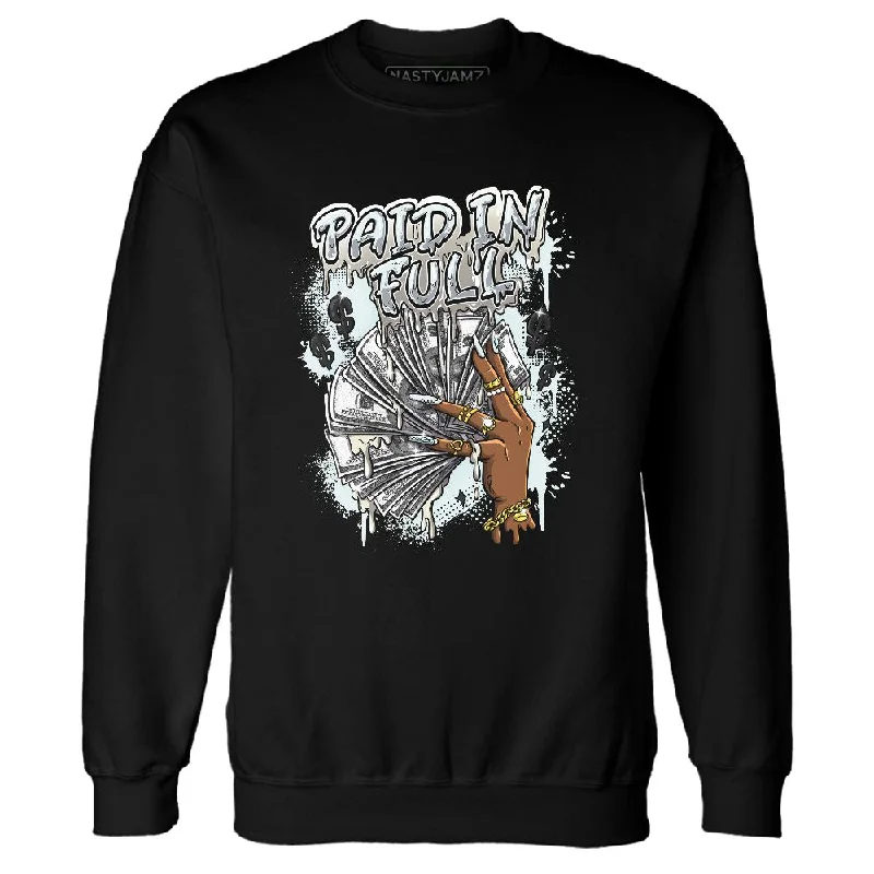 High-Quality Unisex Basics For All Occasions Fashion-Forward Pure Platinum 4s NastyJamz Sweatshirt Match Paid In Full