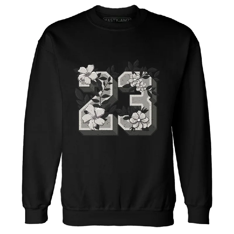 Soft And Breathable Unisex Loungewear Ride The Style Wave Reverse Metallic 5s NastyJamz Sweatshirt Match 23 Floral