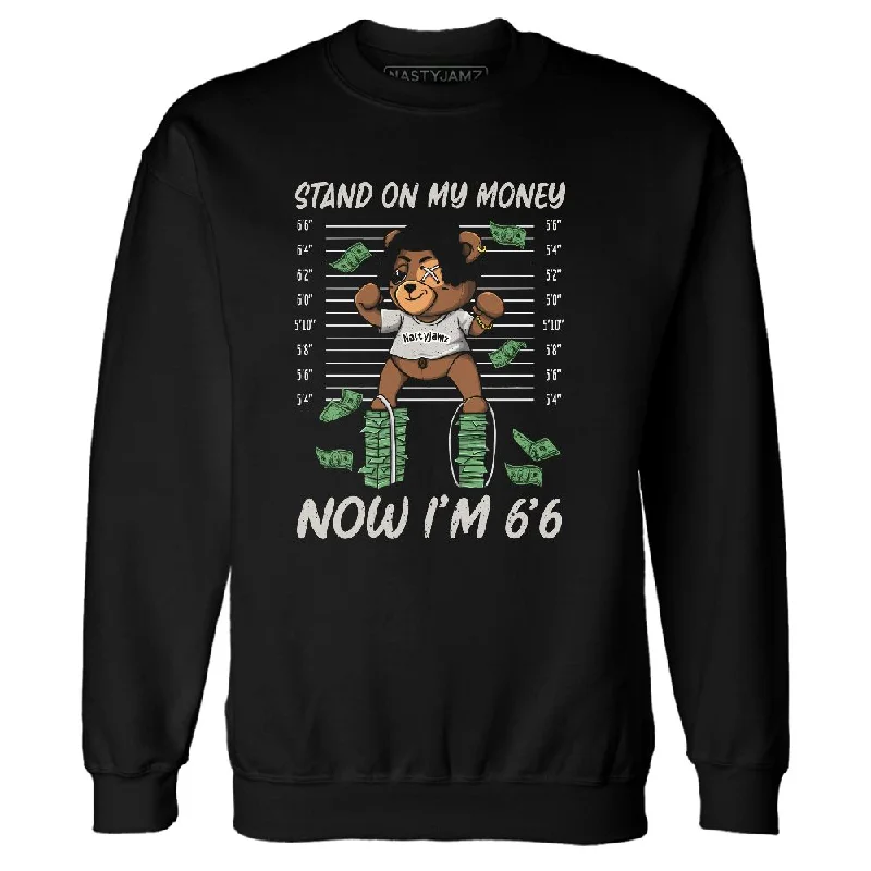 Gender-Neutral Trendy Clothing Styles Elegant Fashion Offers Reverse Metallic 5s NastyJamz Sweatshirt Match BER Stand On Money