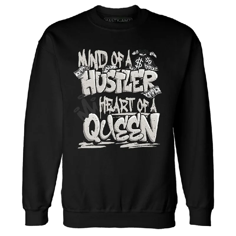 Elegant And Minimal Gender-Free Clothing Browse Our Top Products Reverse Metallic 5s NastyJamz Sweatshirt Match Hustler Heart Queen