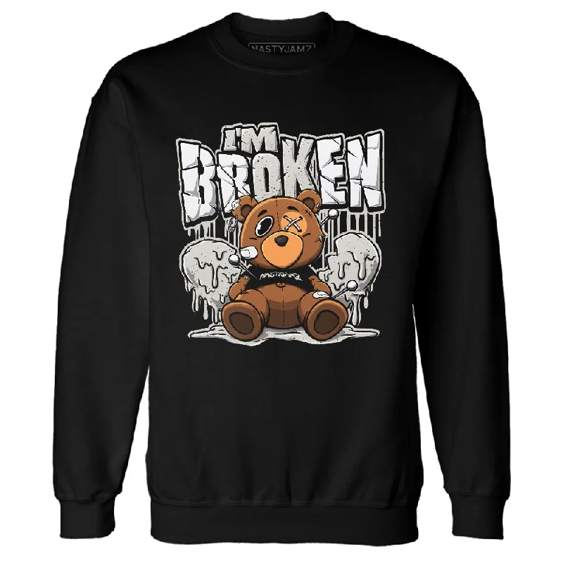 Chic And Contemporary Unisex Clothing Choices Flash Sale Starts Reverse Metallic 5s NastyJamz Sweatshirt Match Im Broken BER